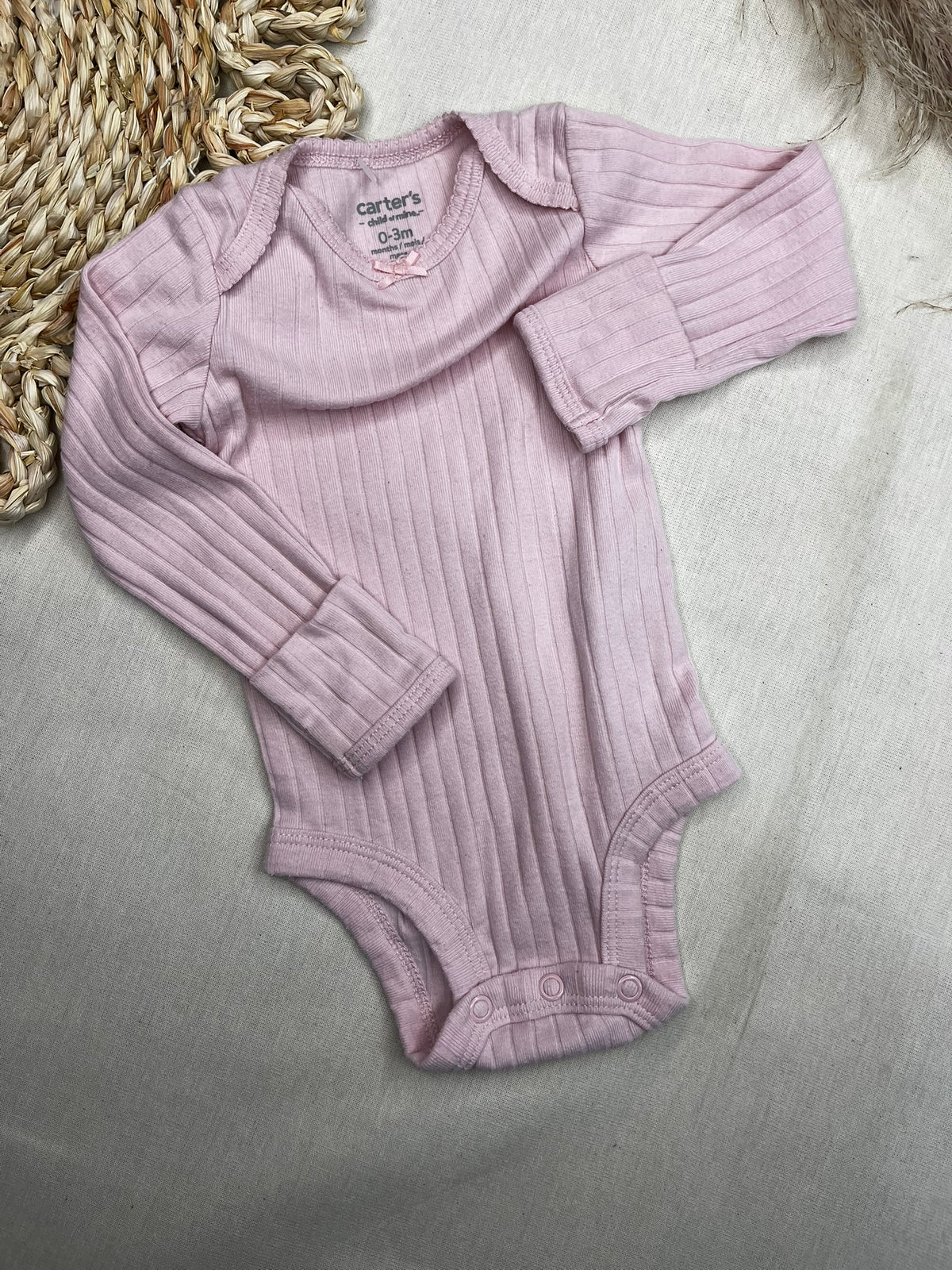 Body manga larga nena de 3 meses