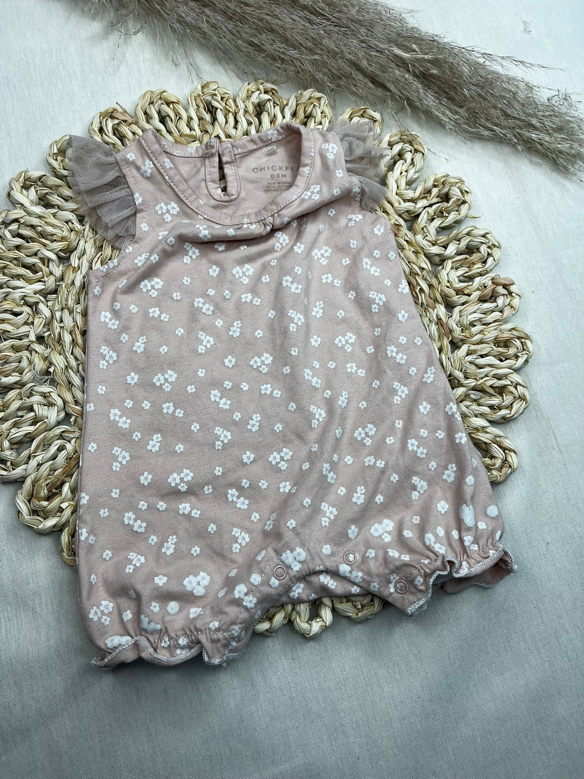 Traje tipo enterizo para nena 3meses