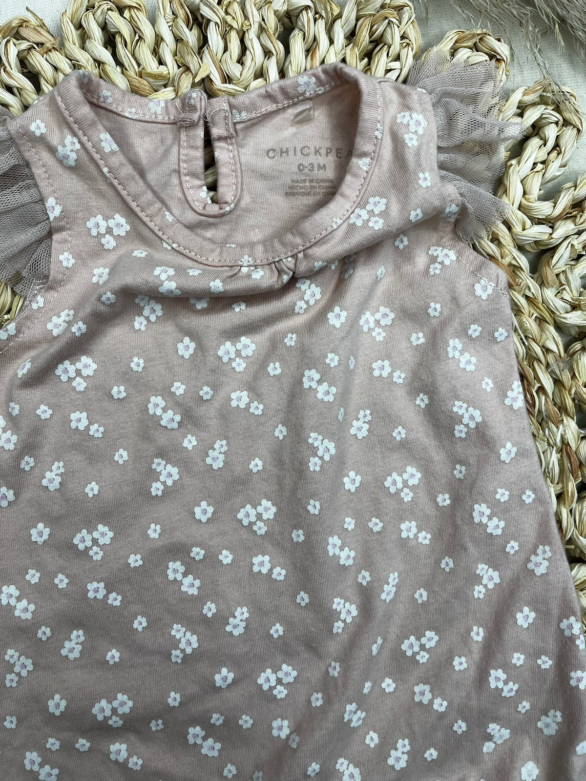 Traje tipo enterizo para nena 3meses