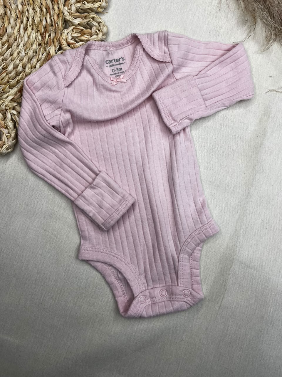 Body manga larga para nena de 3meses
